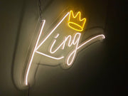 King Neon Sign