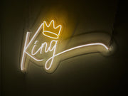 King Neon Sign