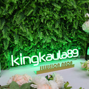 KingKaula89 Green Neon Sign