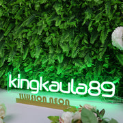 KingKaula89 Green Neon Sign