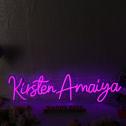 Kirsten Amaiya Pink Neon Sign