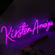 Kirsten Amaiya Pink Neon Sign