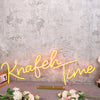 Knaleh Time Orange Neon Sign