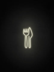 Knife and Fork Neon Sign