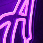 KOA Purple Neon Sign