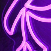 KOA Purple Neon Sign