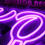 KOA Purple Neon Sign