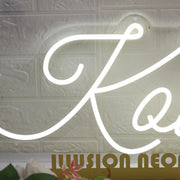 Kodak White Neon Sign