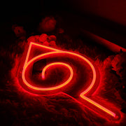 Konoha Village Red Neon Sign