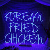 KOREAN FRIED CHICKEN Blue Neon Sign