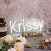 Krissy White Neon Sign