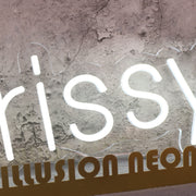 Krissy White Neon Sign