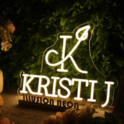 Kristij Yellow Neon Sign