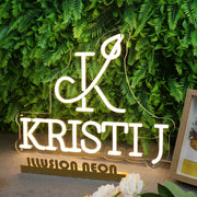 Kristij Yellow Neon Sign