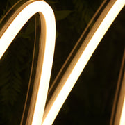 L And M Yellow Neon Sign