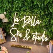 La Bella Spa And Studio Neon Sign