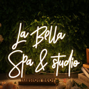 La Bella Spa And Studio Neon Sign