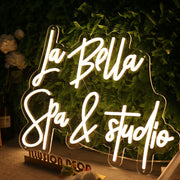 La Bella Spa And Studio Neon Sign