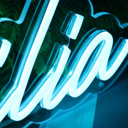 La Familia Blue Neon Sign