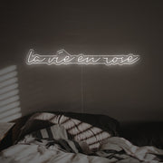 La Vie En Rose LED Neon Sign