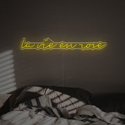 La Vie En Rose LED Neon Sign