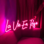 La Vie En Rose Neon Sign