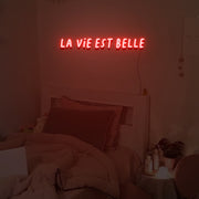 La Vie Est Belle Neon Sign Custom Neon Sign Lights Night Lamp Led Neon Sign Light For Home Party