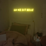 La Vie Est Belle Neon Sign Custom Neon Sign Lights Night Lamp Led Neon Sign Light For Home Party