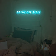 La Vie Est Belle Neon Sign Custom Neon Sign Lights Night Lamp Led Neon Sign Light For Home Party