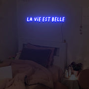 La Vie Est Belle Neon Sign Custom Neon Sign Lights Night Lamp Led Neon Sign Light For Home Party