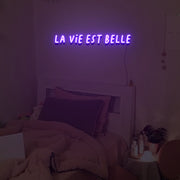 La Vie Est Belle Neon Sign Custom Neon Sign Lights Night Lamp Led Neon Sign Light For Home Party