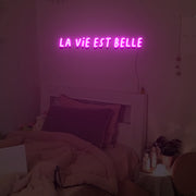 La Vie Est Belle Neon Sign Custom Neon Sign Lights Night Lamp Led Neon Sign Light For Home Party