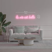 La Vie Est Belle V2 Neon Sign