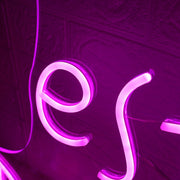 La Vie Est Dulce Purple Neon Sign