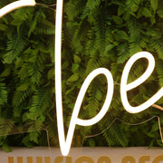 La Vita e Bella Yellow Neon Sign