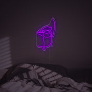 Lady Mouth LED Neon Sign