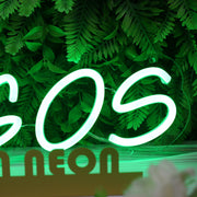 Lagos Green Neon Sign