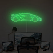 Lamborghini Car Neon Sign