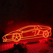 Lamborghini Red Custom Neon Sign