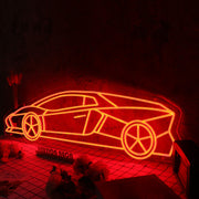 Lamborghini Red Custom Neon Sign