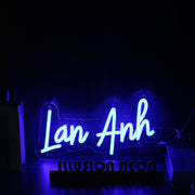 Lan Anh Blue Neon Sign