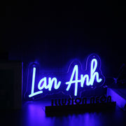 Lan Anh Blue Neon Sign