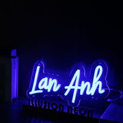 Lan Anh Blue Neon Sign