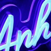 Lan Anh Blue Neon Sign