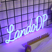 LandoDP Blue Neon Sign