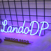 LandoDP Blue Neon Sign