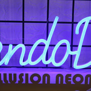 LandoDP Blue Neon Sign