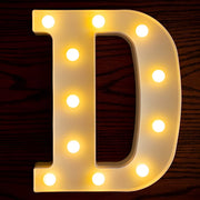 Steel Marquee Letter D Font Sign Led High-End Custom Zinc Metal Marquee Light Marquee Sign