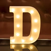 Steel Marquee Letter D Font Sign Warm White High-End Custom Zinc Metal Marquee Light Marquee Sign