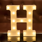 Steel Marquee Letter H Font Sign Warm White Led High-End Custom Zinc Metal Marquee Light Marquee Sign